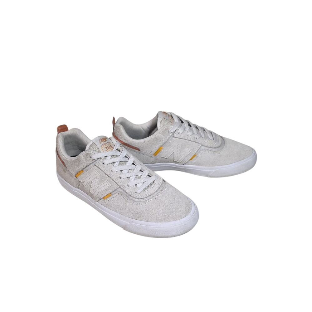 New Balance Numeric 306 Jamie Foy Bacon & Eggs Skate Shoes Grey Suede Mens 7